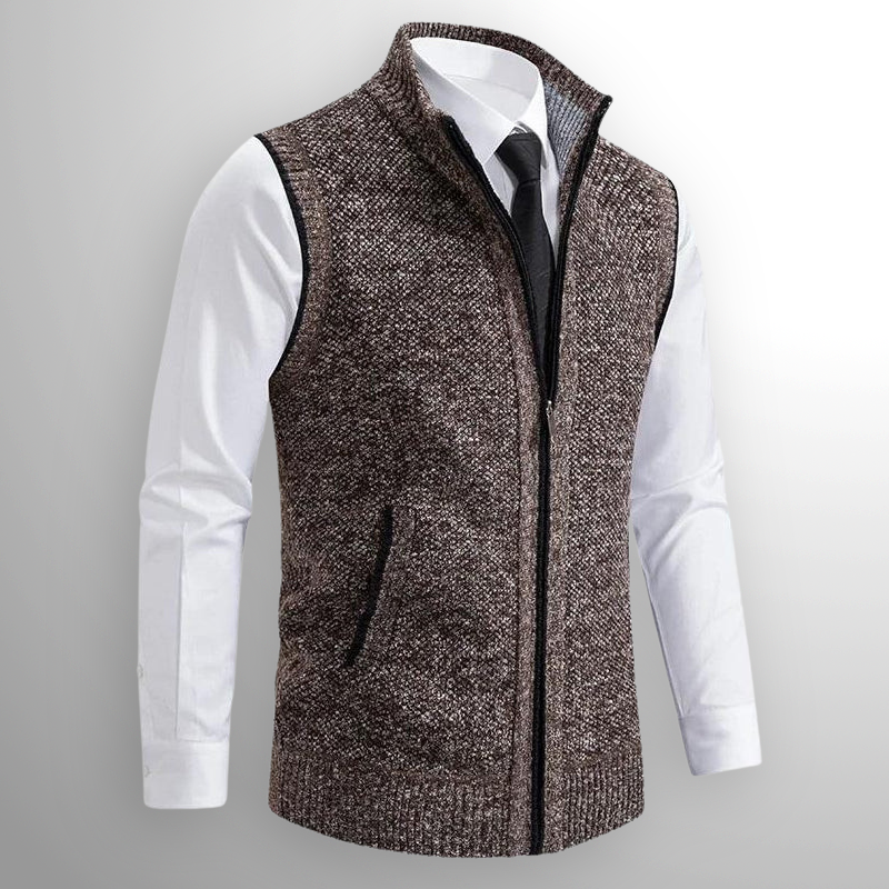 Harrison | Helzip knitted vest
