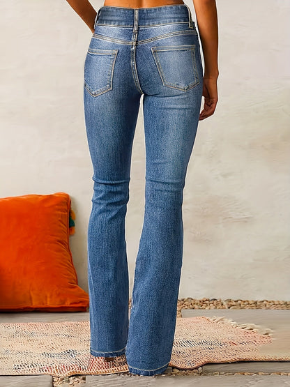 Aya | High-waisted wide-leg jeans
