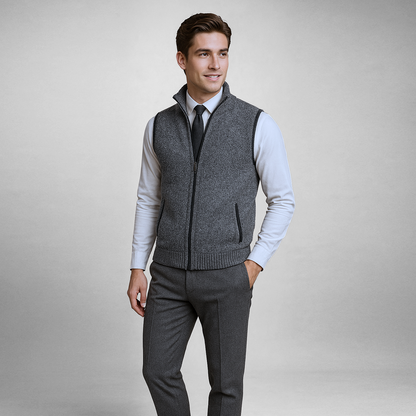 Harrison | Helzip knitted vest