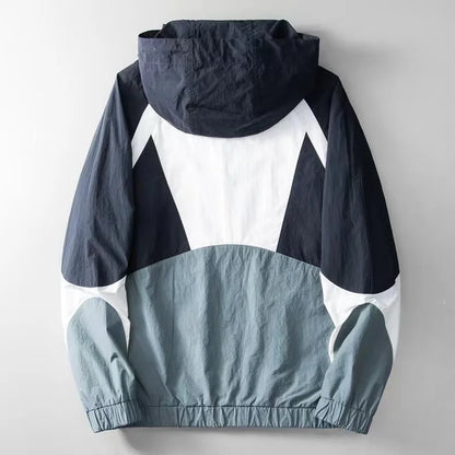 Jason Color Block Raincoat