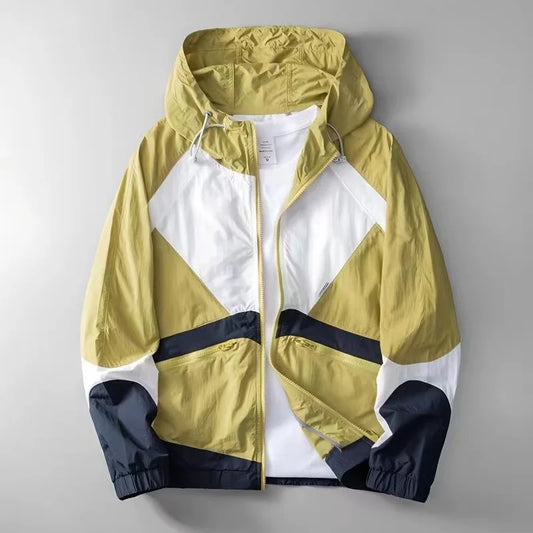 Jason Color Block Raincoat