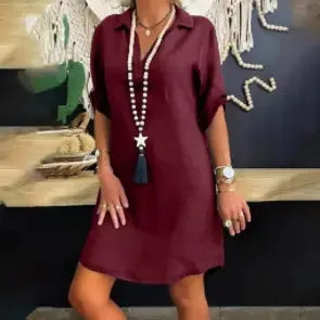 Linen Dress - Sophia