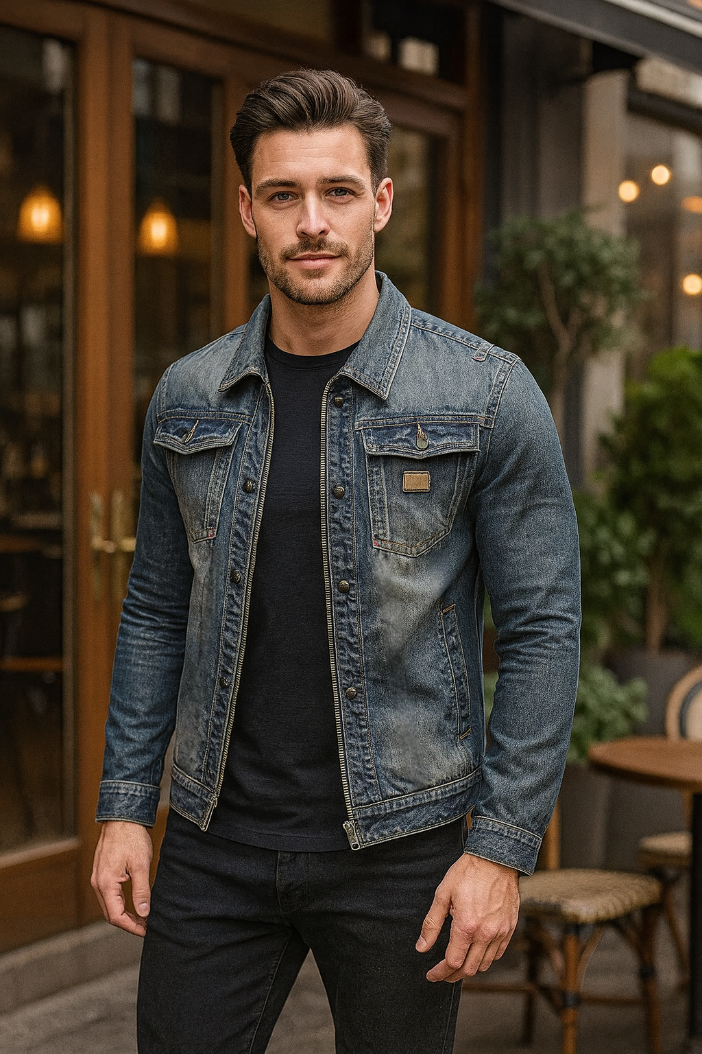 GENOVA – Premium Denim Jeans Jacket