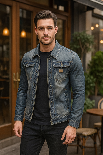 GENOVA – Premium Denim Jeans Jacket