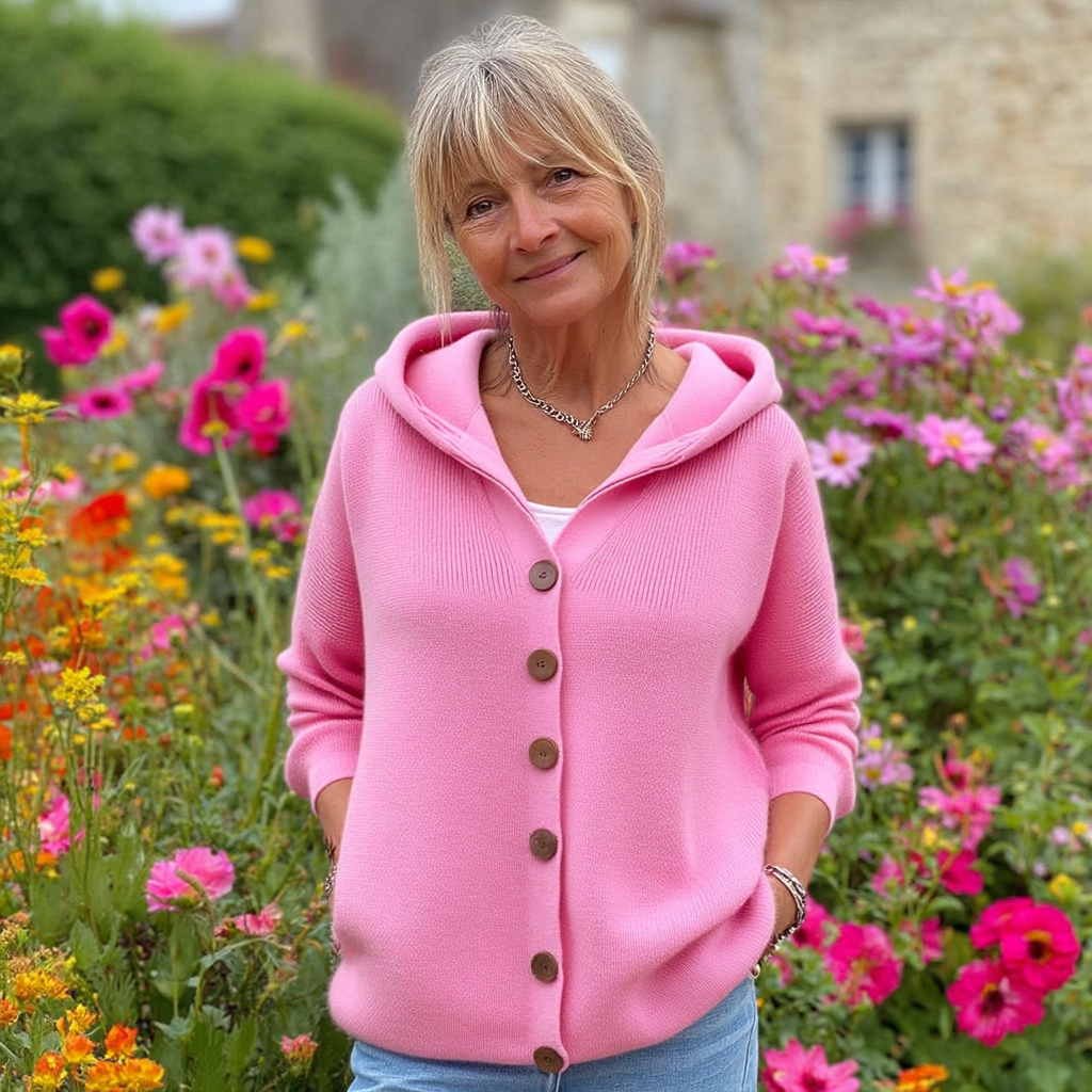 Mathilde | Hoodie with Buttons