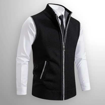 Harrison | Helzip knitted vest