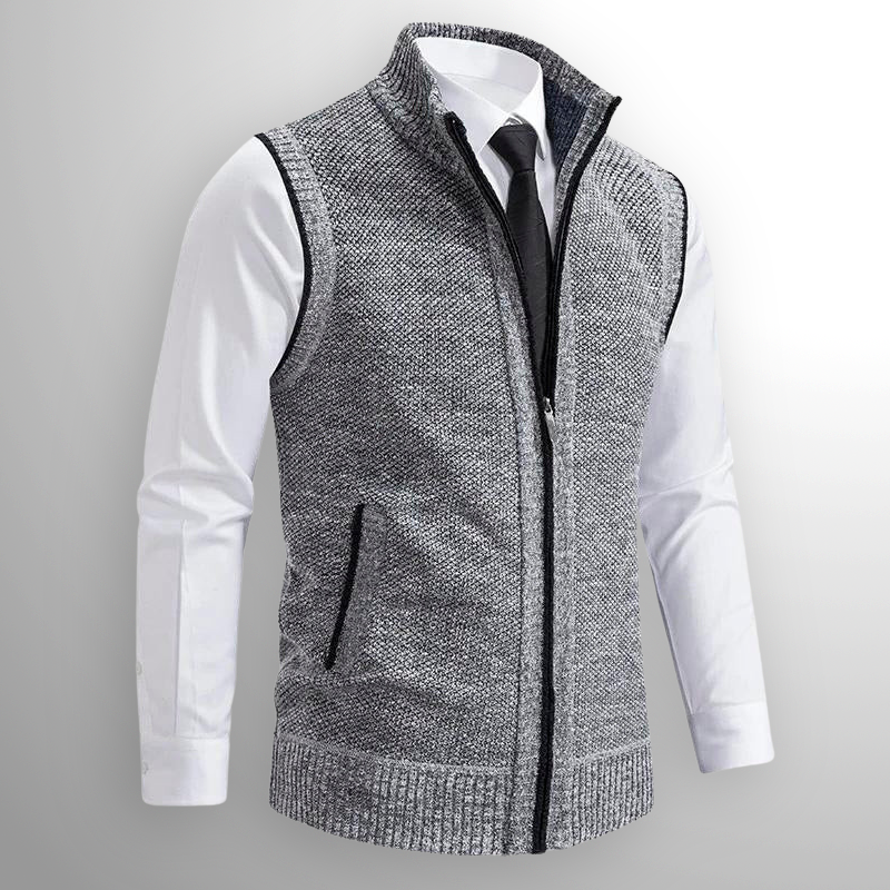Harrison | Helzip knitted vest