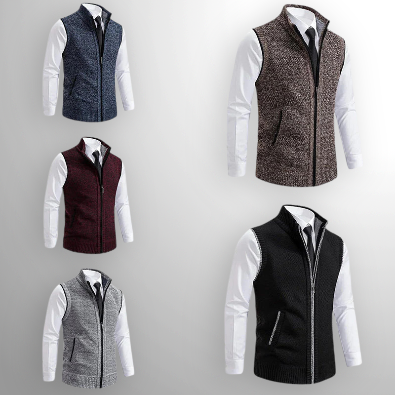 Harrison | Helzip knitted vest