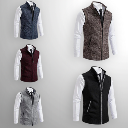 Harrison | Helzip knitted vest